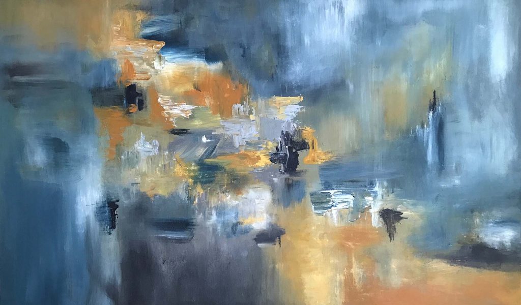 Angels in the Mist - SOLD * Strokes by Red * Acrylic Abstract