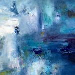 Ocean's Tapestry Oil Abstract by Red