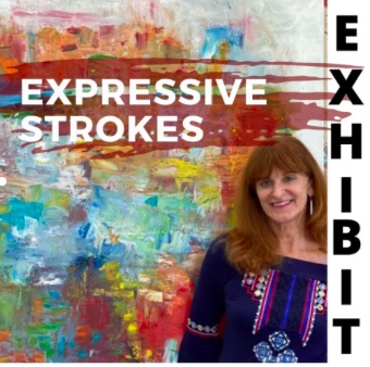 Expressive Strokes by Red Exhibit at Leesburg CFA Plaza Gallery Mar 2 - May 20, 2021