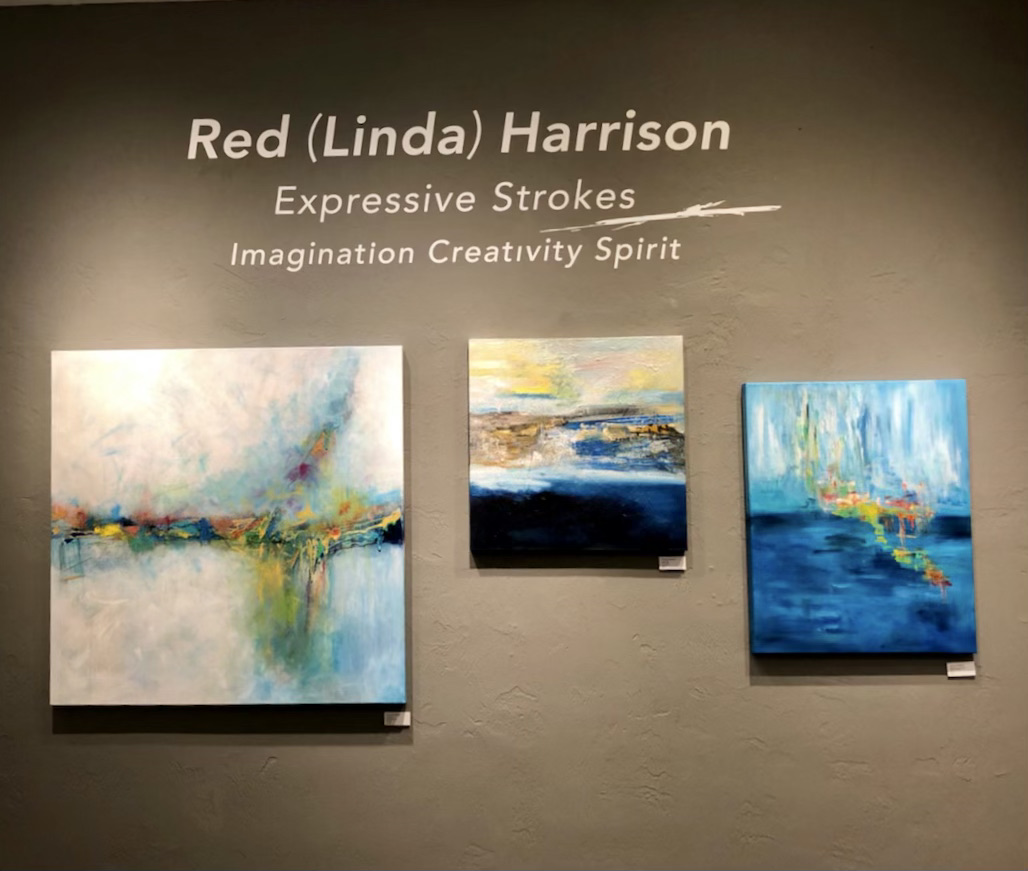 Expressive Strokes by Red January Exhibit at The Hub on Canal