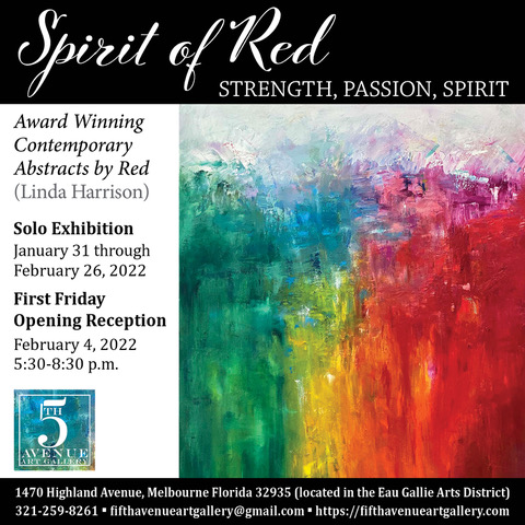 Spirit of Red Exhibit at 5th Avenue Gallery Melbourne