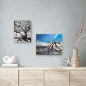 Driftwood Series - EnhanceScapes by Red Mixed Media Artwork